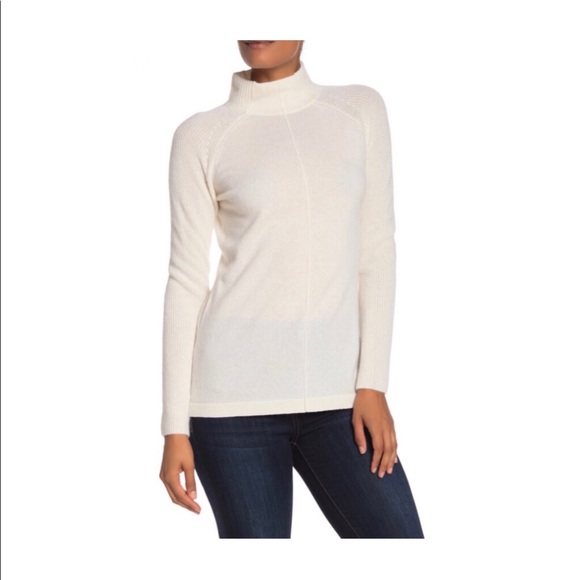 griffen cashmere Sweaters - NWT Griffen Cashmere center seam mock neck sweater